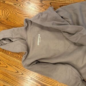 Fear of God Essentials Hoodie in Gray